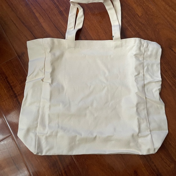 Nespresso Cream Canvas Tote with Black Logo - Picture 3 of 5